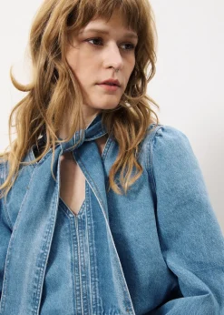 Blouse ABELONE Bleu Jean
