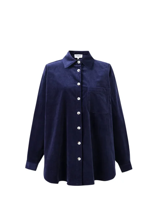 Chemise CARLA Bleu Marine