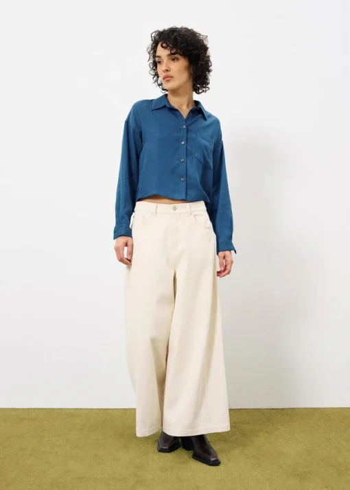 Chemise POLLY Bleu Petrole