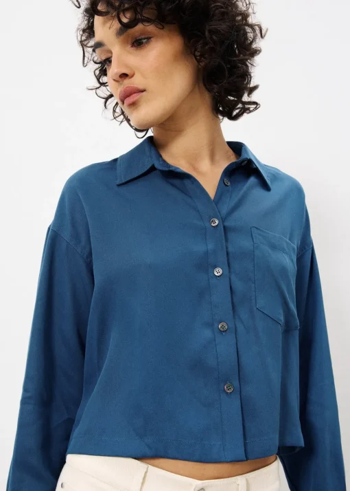 Chemise POLLY Bleu Petrole