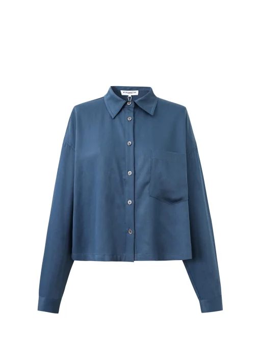 Chemise POLLY Bleu Petrole