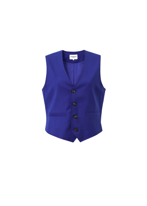 Gilet Costume ALIX Bleu Electrique