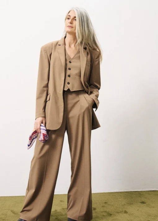 Gilet Costume ALIX Camel