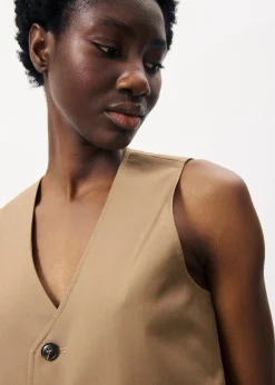 Gilet Costume ALIX Camel