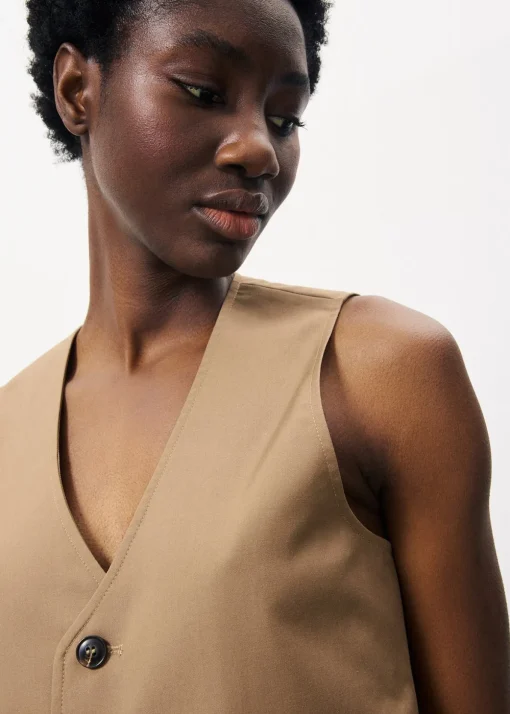 Gilet Costume ALIX Camel
