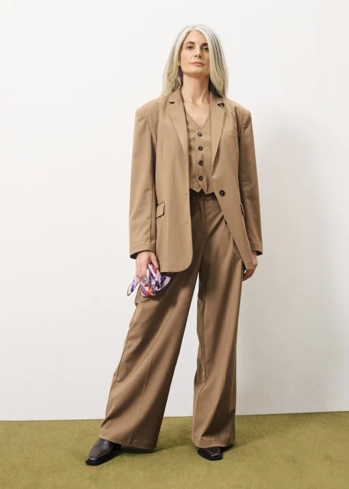 Gilet Costume ALIX Camel