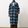 Manteau DELPHINA Bleu Petrole