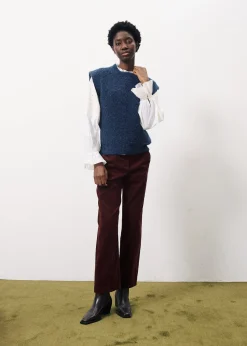 Pantalon ELYSA Bordeaux