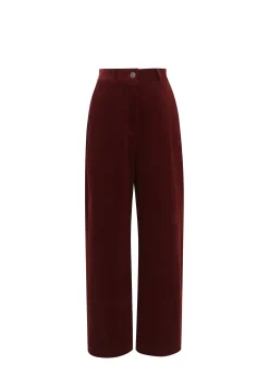 Pantalon ELYSA Bordeaux