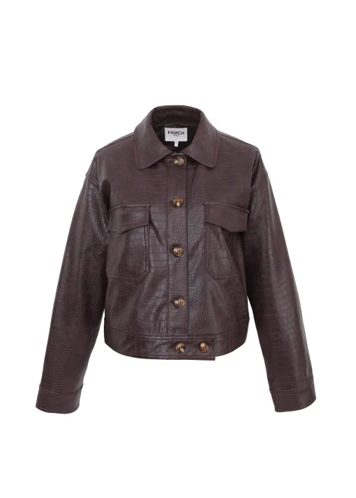 Veste CALIXA Chocolat